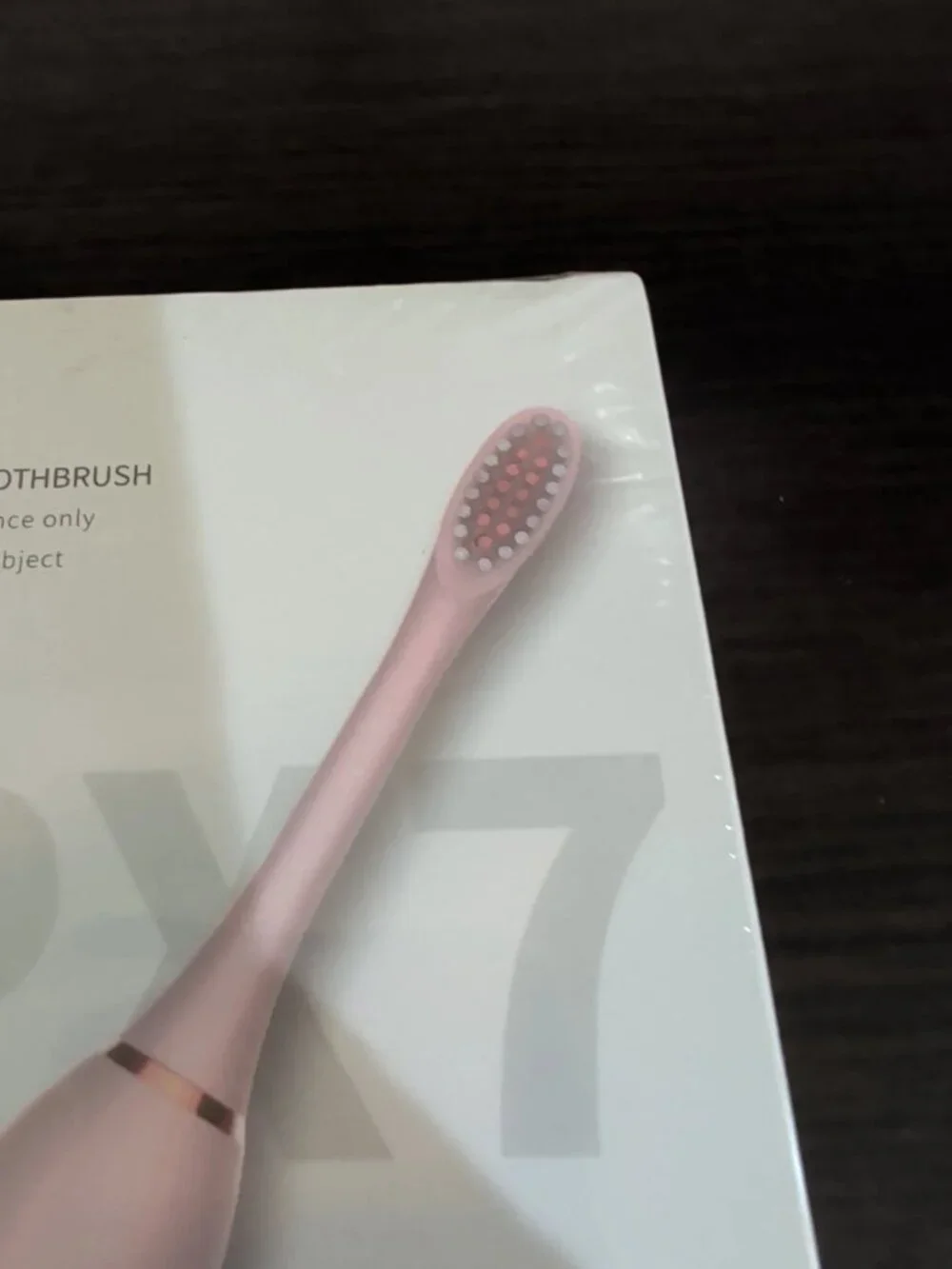 Skauerer Sonic Electric Toothbrush 2 Pack Rechargeable 8 Brush Heads Pink Black
